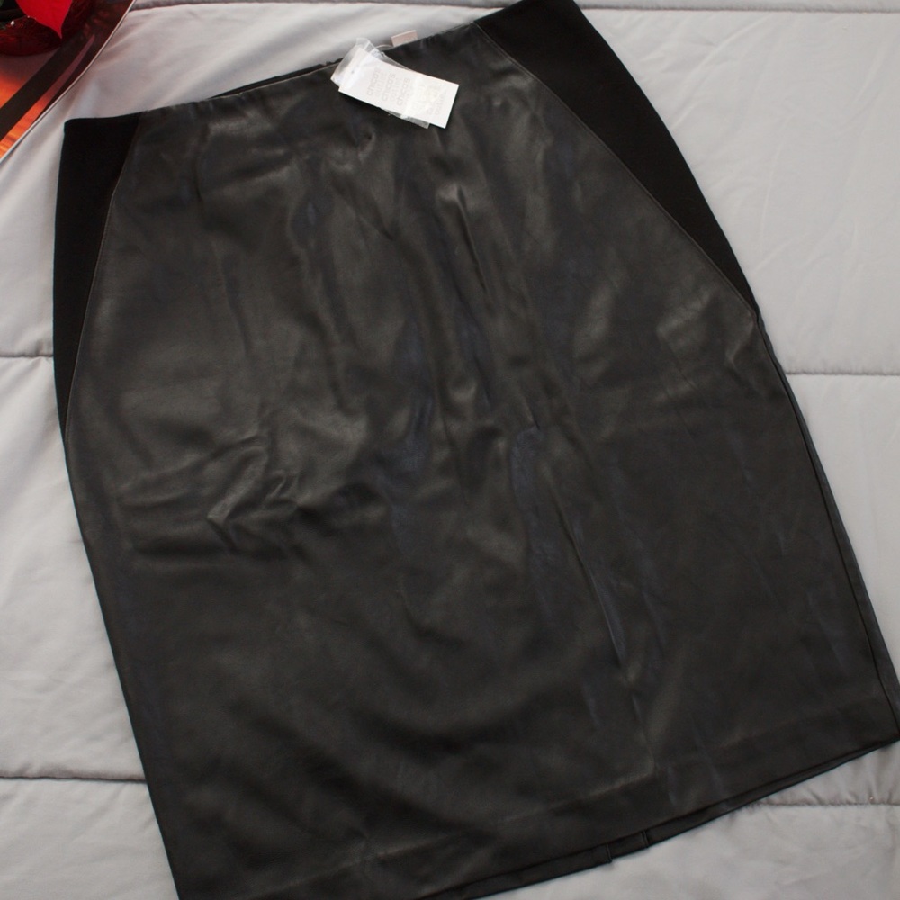 Chico’s Faux Leather Skirt